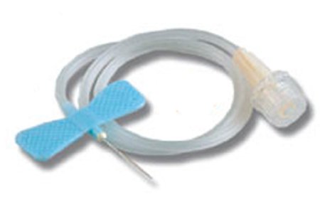 AirTite Products Scalp Vein Infusion Set SecureTouch™ 23 Gauge 3/4 Inch 12 Inch Tubing Without Port - Case of 500 - 26706-CS