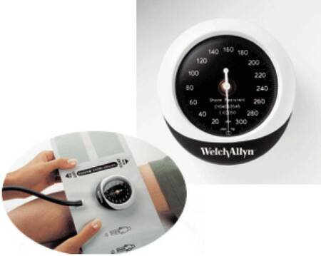 Welch Allyn Aneroid Sphygmomanometer Unit DuraShock® Child Nylon 13 - 19.5 cm Pocket Aneroid - Each - DS45-09-EA
