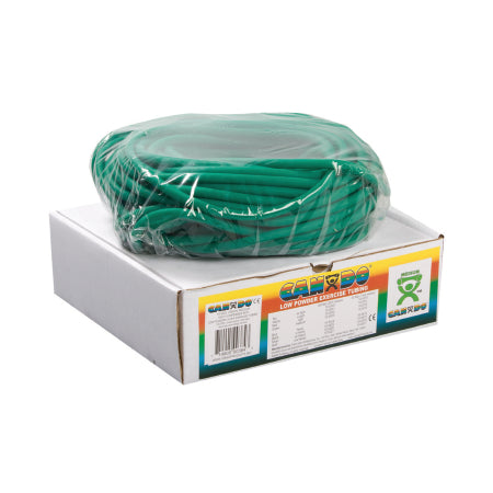 Fabrication Enterprises Exercise Resistance Tubing CanDo® Low Powder Green 100 Foot Length Medium Resistance - Each - 10-5523-EA