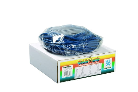 Fabrication Enterprises Exercise Resistance Tubing CanDo® Low Powder Blue 100 Foot Length Heavy Resistance - Each - 10-5524-EA