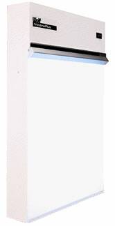 Wolf X-Ray X-Ray Illuminator Trimline III 4 Bank 1 Tier 3 Lamp 15 W Wall Mount 3-1/4 X 22 X 56 Inch White Four, 14 X 17 Inch Film - Each - 23404-EA