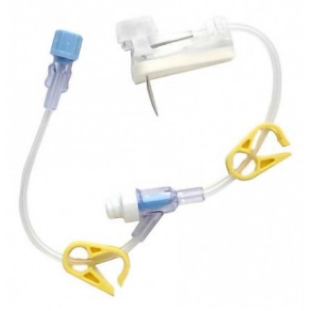 Smiths Medical ASD, Inc. Huber Infusion Set Gripper® 20 Gauge 1 Inch 8 Inch Tubing Needless Y-site - Each - 21-2948-24-EA