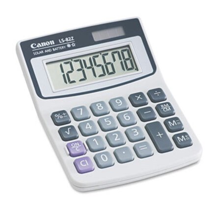 Canon® LS82Z Minidesk Calculator, 8-Digit LCD - Each - CNM-4075A007AA-EA
