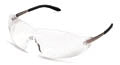 MCR Safety / Crews Inc Safety Glasses Tomahawk® Adjustable Temple Anti-scratch Coating Clear Tint Polycarbonate Lens Black Frame Over Ear One Size Fits Most - Case of 144 - TK110-CS