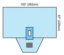 Cardinal Urology Drape Pack Cardinal Health™ - Case of 10 - 29360-CS