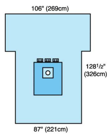 Cardinal Orthopedic Drape Extremity Drape 106 W X 87 W X 128-1/2 L Inch Sterile - Case of 6 - 29405-CS