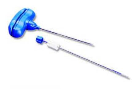 BD Bone Marrow Biopsy / Aspiration Needle Jamshidi® 13 Gauge 3-1/2 Inch Length Trocar Tapered Stylet Point / Triple Crown Cannula Tip - Case of 10 - TJC3513-CS