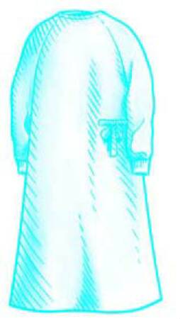 Cardinal Surgical Gown with Towel SmartGown™ X-Large / X-Long Blue Sterile AAMI Level 4 Disposable - Case of 14 - 39099-CS