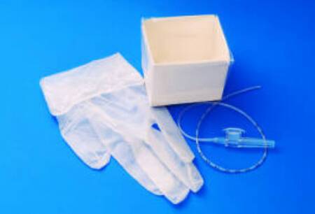 Vyaire Medical Suction Catheter Kit AirLife® Cath-N-Glove® 18 Fr. NonSterile - Case of 100 - 4896T-CS