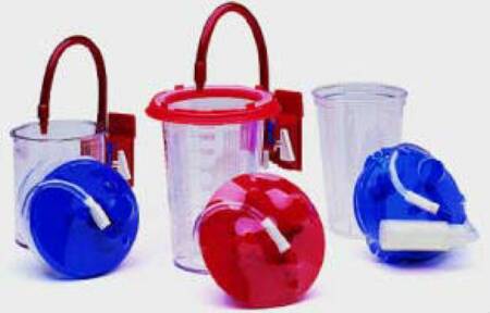 Cardinal Suction Canister Liner Kit Medi-Vac® CRD™ 1500 mL Sealing Lid - Case of 72 - 65651-527-CS