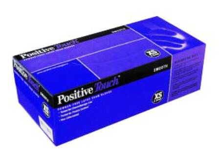 Cardinal Exam Glove Positive Touch® Small NonSterile Latex Standard Cuff Length Fully Textured Ivory Not Rated - Case of 1000 - 8841-CS