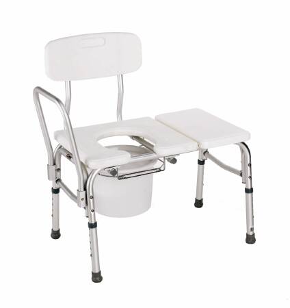 Apex-Carex Healthcare Carex® Bath / Commode Transfer Bench Fixed Arm 18 to 21 Inch Seat Height 300 lbs. Weight Capacity - Each - FGB15611 0000-EA