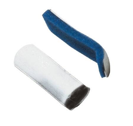 DJO Finger Splint ProCare® Without Fastening Right Hand Blue / Silver - Pack of 12 - 79-71008-PK