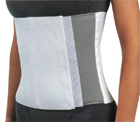 DJO Abdominal Binder ProCare® One Size Fits Most Hook and Loop Closure 28 to 50 Inch Waist Circumference 10 Inch Height Adult - Each - 79-89080-EA