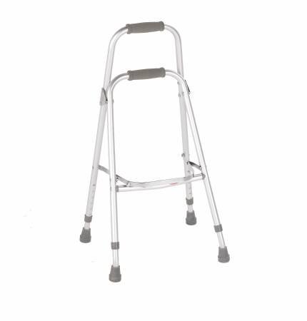 Apex-Carex Healthcare Side Step Folding Walker Adjustable Height Carex® Hemi Aluminum Frame 300 lbs. Weight Capacity 30 to 35 Inch Height - Each - FGA873C0 0000-EA