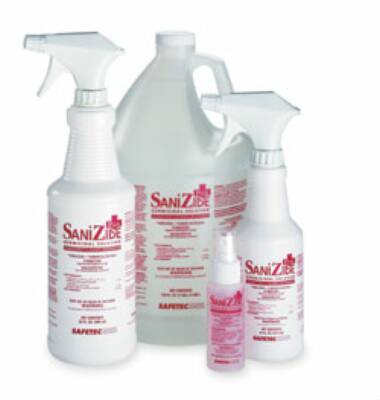 Safetec of America SaniZide Plus® Surface Disinfectant Cleaner Quaternary Based Manual Pour Liquid 1 gal. Jug Ammonia Scent NonSterile - Each - 34815-EA