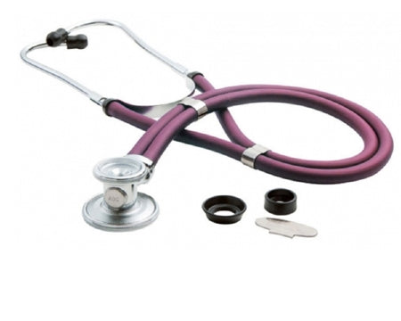 American Diagnostic Corp Sprague Stethoscope Adscope® Burgundy 2-Tube 22 Inch Tube Double Sided Chestpiece - Each - 641BB-EA