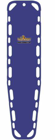 Fleming Industries Ultra Vue 18 Backboard 600 lbs. Weight Capacity Blue High Density Polyethylene - Each - 35755P-B-EA