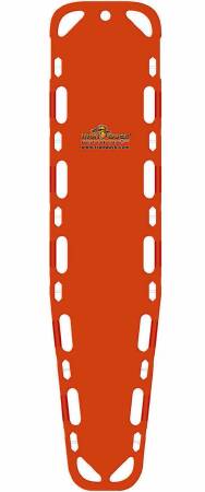 Fleming Industries Ultra Vue Backboard 600 lbs. Weight Capacity Orange High Density Polyethylene - Each - 35775-ORP-EA