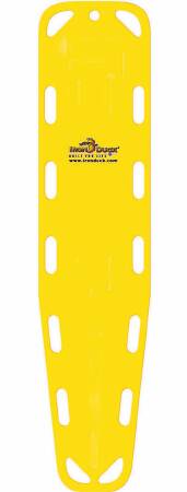 Fleming Industries Ultra Vue Backboard 600 lbs. Weight Capacity Yellow High Density Polyethylene - Each - 35775P-Y-EA