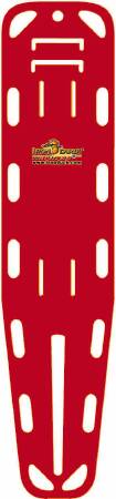 Fleming Industries Ultra Loc Backboard 1,100 lbs. Weight Capacity Red High Density Polyethylene - Each - 35900P-R-EA