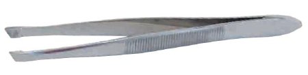 Graham-Field Tweezers Grafco® 3-1/2 Inch Length Stainless Steel NonSterile NonLocking Thumb Handle Straight Blunt Tips - Each - 1785-EA