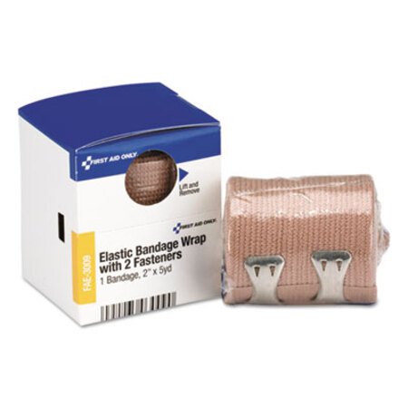 First Aid Only™ SmartCompliance Elastic Bandage Wrap, 2" x 5 yds, Latex-Free - Each - FAO-FAE3009-EA