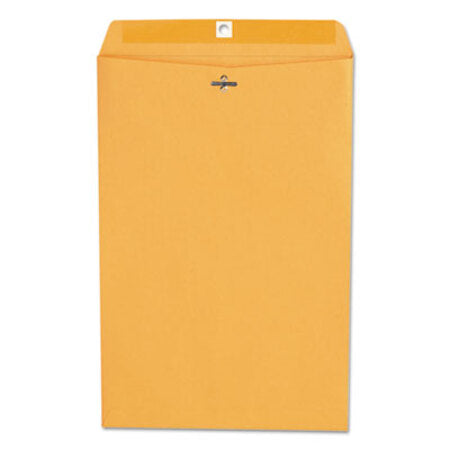 Universal® Kraft Clasp Envelope, #98, Square Flap, Clasp/Gummed Closure, 10 x 15, Brown Kraft, 100/Box - Box of 1 - UNV-35268-BX