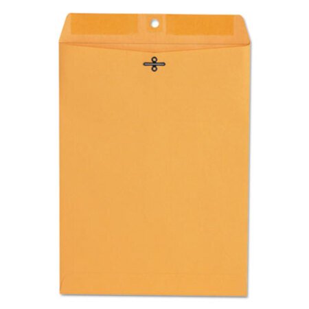 Universal® Kraft Clasp Envelope, #90, Square Flap, Clasp/Gummed Closure, 9 x 12, Brown Kraft, 100/Box - Box of 1 - UNV-35264-BX
