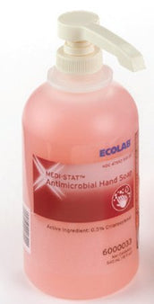 EcoLab Antimicrobial Soap Medi-Stat™ Liquid 18 oz. Pump Bottle Floral Scent - Case of 12 - 6000033-CS