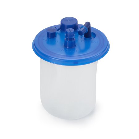 Cardinal Flexible Suction Liner Medi-Vac® Flex Advantage® 1000 mL Sealing Lid - Case of 50 - 65651-910C-CS