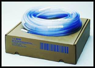 Cardinal Suction Connector Tubing Medi-Vac® 6 Foot Length 0.281 Inch I.D. Sterile Maxi-Grip and Male / Male Connector Clear Smooth OT Surface NonConductive Plastic - Each - N76A-EA