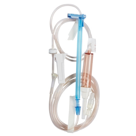 BD IV Pump Set Alaris® Pump 2 Ports 20 Drops / mL Drip Rate Without Filter 117 Inch Tubing - Case of 20 - 2120-0500-CS
