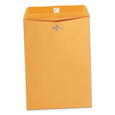 Universal® Kraft Clasp Envelope, #75, Square Flap, Clasp/Gummed Closure, 7.5 x 10.5, Brown Kraft, 100/Box - Box of 1 - UNV-35262-BX