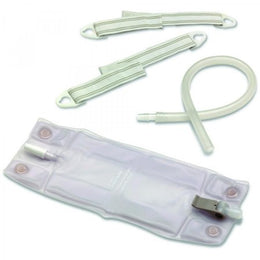 Hollister Urinary Leg Bag Kit Hollister Anti-Reflux Valve Sterile Fluid Path 900 mL Vinyl - Each - 9655-EA