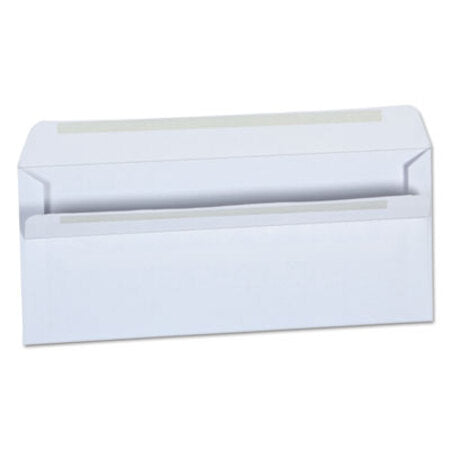 Universal® Self-Seal Business Envelope, #10, Square Flap, Self-Adhesive Closure, 4.13 x 9.5, White, 500/Box - Box of 1 - UNV-36100-BX
