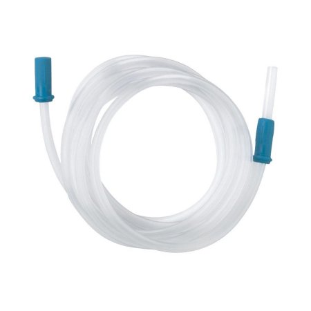 Medline Suction Connector Tubing Smith's ASD® 6 Foot Length 0.188 Inch I.D. Sterile Female Connector Clear PVC - Case of 50 - DYND50216-CS
