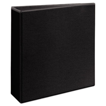 Avery® Durable View Binder with DuraHinge and EZD Rings, 3 Rings, 3" Capacity, 11 x 8.5, Black, (9700) - Each - AVE-09700-EA