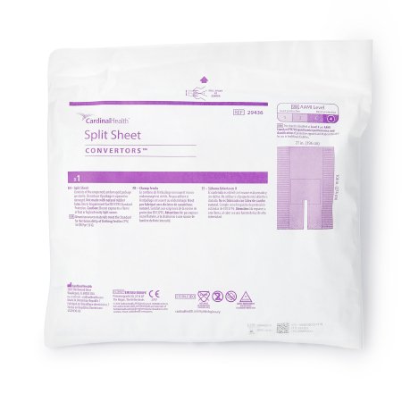 Cardinal Orthopedic Drape Cardinal Health Split Sheet Drape 77 W X 108 L Inch Sterile - Each - 29436-EA