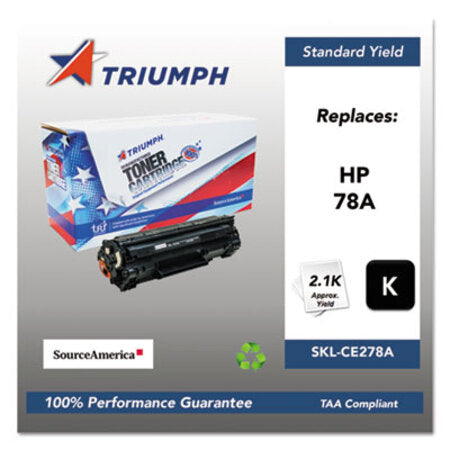 Triumph™ 751000NSH1099 Remanufactured CE278A (78A) Toner, 2,100 Page-Yield, Black - Each - SKL-CE278A-EA