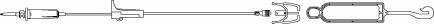 B. Braun Secondary IV Administration Set BBraun™ Gravity Without Ports 15 Drops / mL Drip Rate Without Filter 49 Inch Tubing Solution - Case of 50 - NF1430-CS