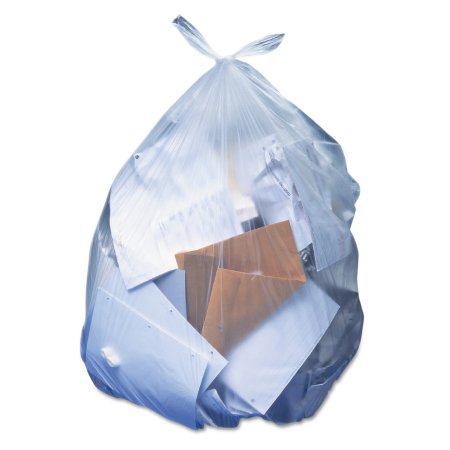 Lagasse Trash Bag Heritage™ 60 gal. Clear LLDPE 1.1 mil 38 X 58 Inch Star Seal Bottom Flat Pack - Case of 100 - HERH7658SC-CS