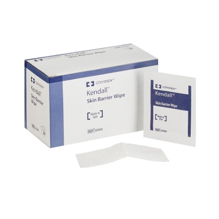 Cardinal Skin Barrier Wipe Kendall™ 85% / 10% Strength Isopropyl Alcohol / Acrylic Polymer Individual Packet Large NonSterile - Each - 6560-EA
