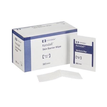 Cardinal Skin Barrier Wipe Kendall™ 85% / 10% Strength Isopropyl Alcohol / Acrylic Polymer Individual Packet Large NonSterile - Case of 1000 - 6560-CS