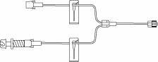 B. Braun IV Extension Set Needle-Free Port Micro Bore 7 Inch Tubing Without Filter - Case of 100 - NF1318-CS