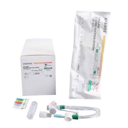 Avanos Medical Sales LLC Closed Suction Catheter Kimvent® 14 Fr. - Case of 20 - 220135-CS