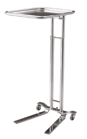 Pedigo Products Mayo Instrument Stand Pedigo® 50 lbs. Weight Capacity Tray U-Shaped Base 36 - 62 Inch 16.25 X 21.25 Inch - Each - P-1066-SS-EA