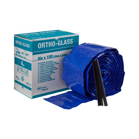 BSN Medical Padded Splint Roll ORTHO-GLASS® 4 Inch X 15 Foot Fiberglass White - Case of 2 - OG-4L2-CS