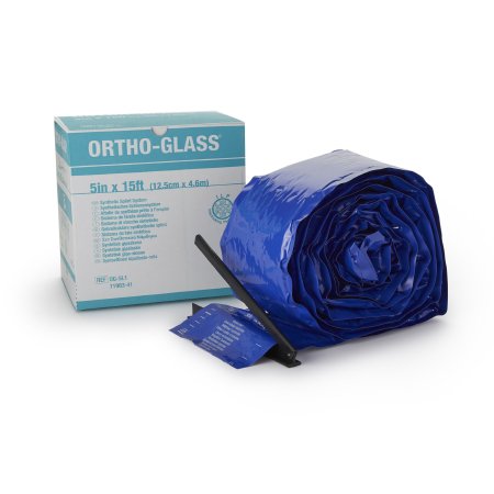 BSN Medical Padded Splint Roll ORTHO-GLASS® 5 Inch X 15 Foot Fiberglass White - Case of 2 - OG-5L2-CS