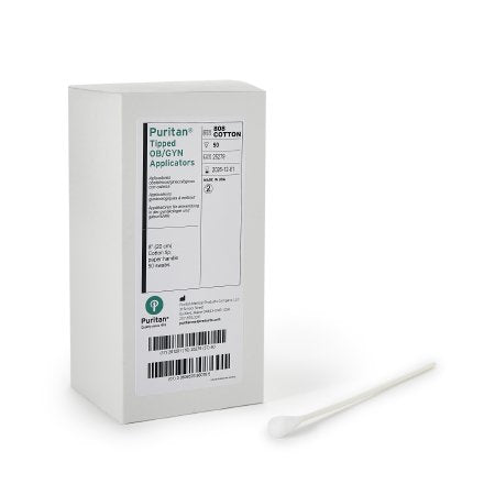 Puritan Medical Products OB/GYN Swab Puritan® 8 Inch Length NonSterile - Case of 500 - 808 COTTON-CS